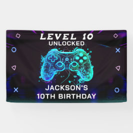 Video Game Party Kindergeburtstag Gamer Banner
