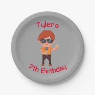 Video Game Party Personalisierten Teller