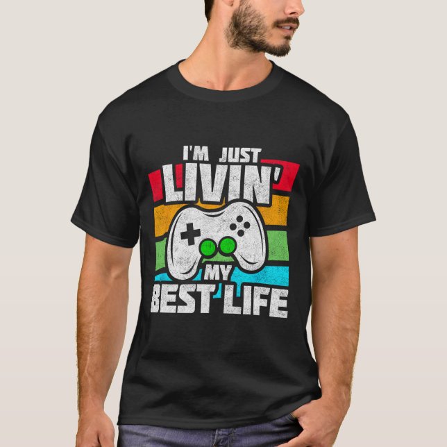 Video Game Player - PC Console Online Gaming - Spa T-Shirt (Vorderseite)