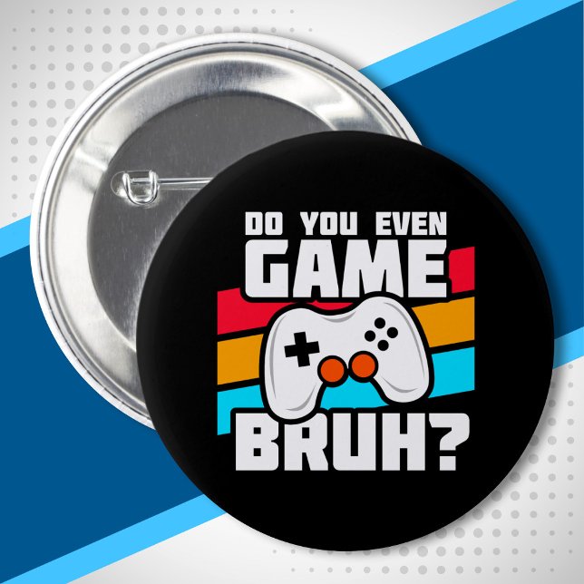 Video Game Player - Video Gaming - Funny Gamer Button (Von Creator hochgeladen)
