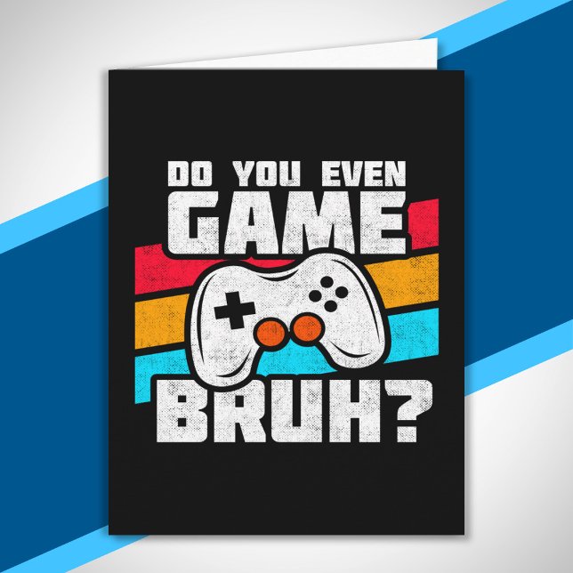 Video Game Player - Video Gaming - Funny Gamer Karte (Von Creator hochgeladen)