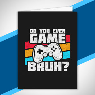 Video Game Player - Video Gaming - Funny Gamer Karte