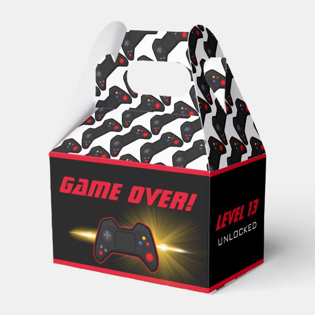 Video Game Red Controller Geschenkschachtel (Vorderseite)