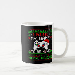 Video Game Weihnachten Hässlicher Pullover Lustige Kaffeetasse