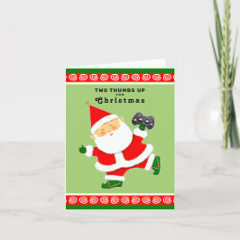 Video Game Weihnachtskarte Feiertagskarte