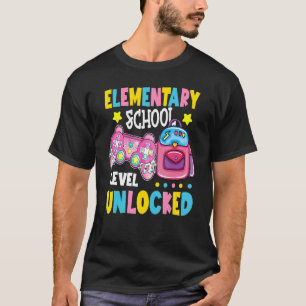 Video-Gamer-Back für die Grundschule T-Shirt