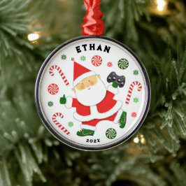 Video Gamer Christmas 2024 Sammelbar Ornament Aus Metall