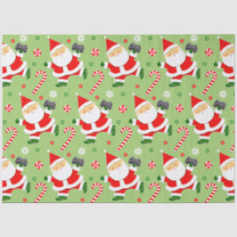 Video Gamer Christmas Holiday Gift Seidenpapier
