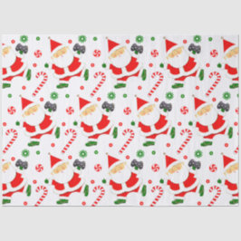 Video Gamer Christmas Holiday Gift Seidenpapier