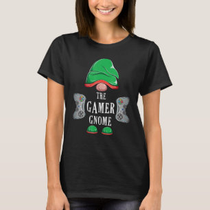 Video Gamer Gnome Christmas Family Matching Group T-Shirt