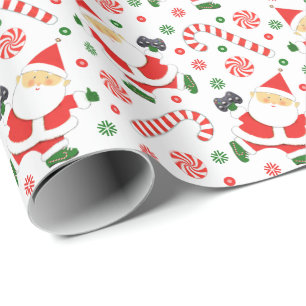 Video Gamer Holiday Geschenk Geschenkpapier