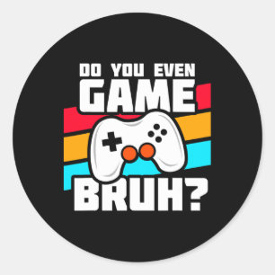 Video Gamer - PC Console Gaming - Funny Video Game Runder Aufkleber
