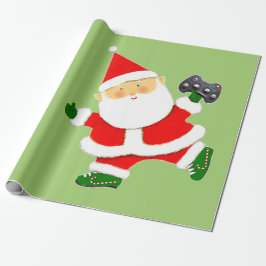 Video Gamer Weihnachtsfeiertag Geschenkpapier