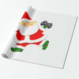Video Gamer Weihnachtspapier Geschenkpapier
