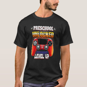 Video-Gamer zurück zur Schule Vorschule unverschlo T-Shirt