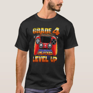 Video-Gamer zurück zur Schulklasse 4 T-Shirt