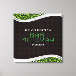 VIDEO GAMES Bar Mitzvah Memory Sign-In-Board Leinwanddruck