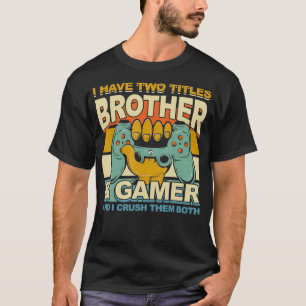 Video Games Beruflich Gamer Boys Kids Geschenk Bro T-Shirt