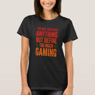 Video Games Gaming for Gamer Online Gaming T-Shirt