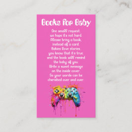 Video Games Girl Baby Shooting Books for Baby Begleitkarte
