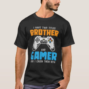 Video Games Player Gamer Boys Geschenk Brother Vid T-Shirt