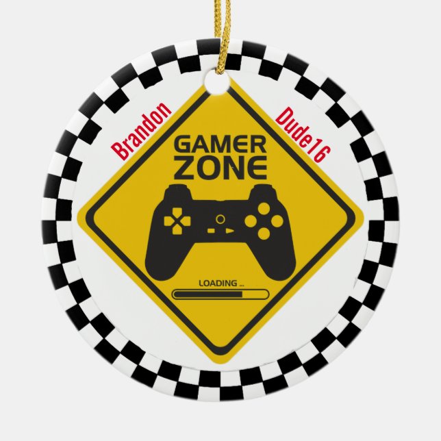 Video Gaming Ornament (Vorne)