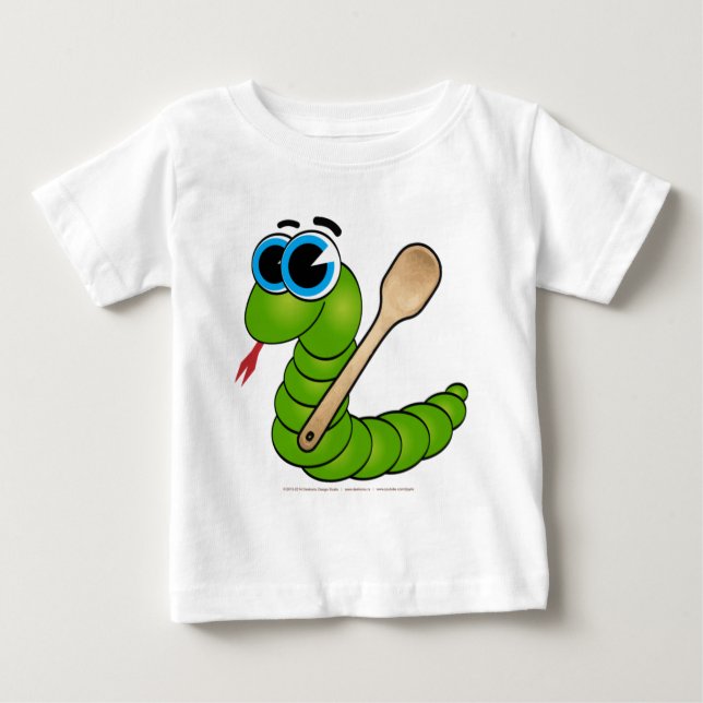 Video Ide Zmija - laufende Schlange Baby T-shirt (Vorderseite)
