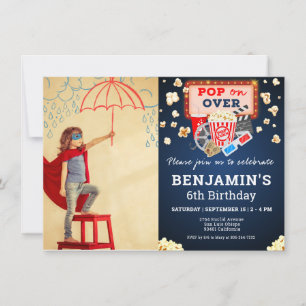 Vidéo Nuit Anniversaire Photo Invitation