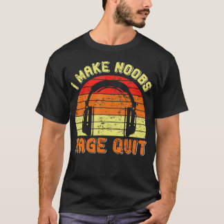 Video Player I Macht Noobs Wütend Aufgeben Spieler T-Shirt