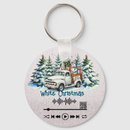 Video scannen , "White Christmas Schlüsselanhänger