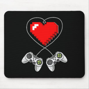 Video-Spiel-Controller-Herz-Gamer-Geschenkboten Mousepad