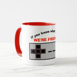 Video-Spiel der alten Schule Tasse