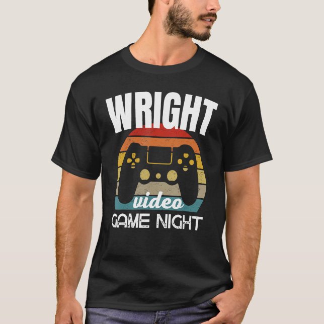 Video-Spiel der Familie - Nacht T-Shirt (Vorderseite)