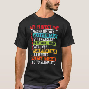 VIDEO-SPIELER-BEKLEIDUNG Gaming   Teenager Jungen  T-Shirt