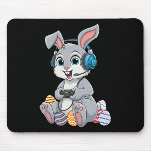 Video-Spieler-Hasen-Ei-Gaming-Jungen-Männer-Kinder Mousepad