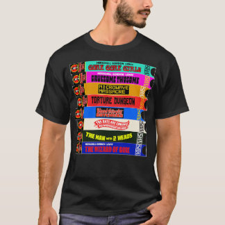 Video VHS-Horror-Stack für Mitternacht T-Shirt