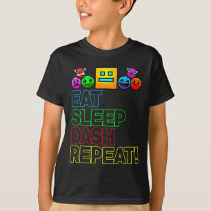 Video-Videowiedergabe für Videospiele Geometrie de T-Shirt