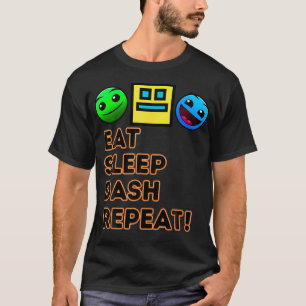 Video-Videowiedergabe für Videospiele Geometrie de T-Shirt