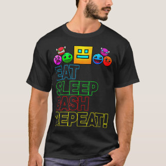 Video-Videowiedergabe für Videospiele Geometrie de T-Shirt