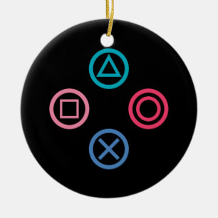 Videogame Button Pad Keramik Ornament