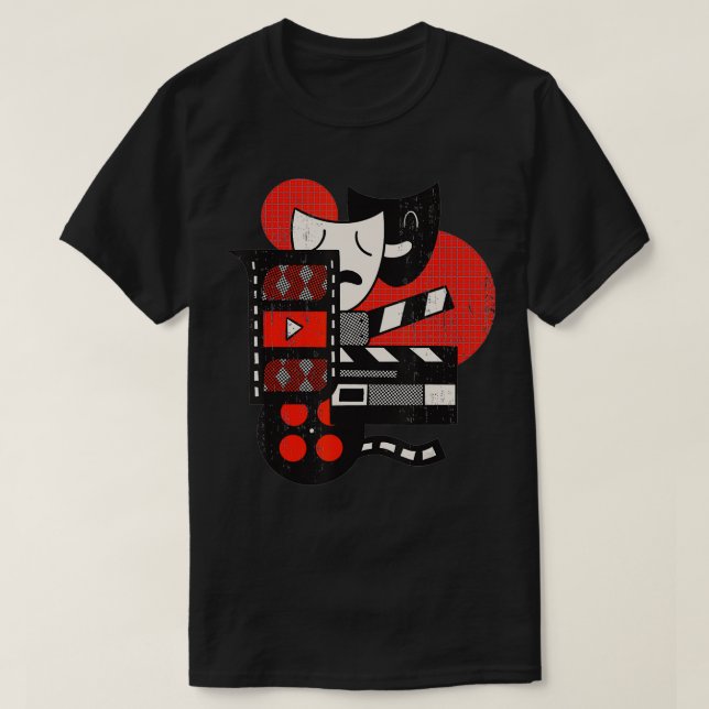 Videografin Cinematographer Film Regisseur b T-Shirt (Design vorne)