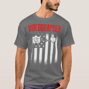 Videographer Info Videografie Filmmaker Geschenk T-Shirt