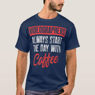 Videographer Start Videografie Filmmaker Geschenk T-Shirt