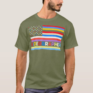 Videographer Übung Videographie Filmmaker Geschenk T-Shirt