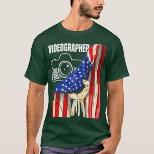 Videographer USA Videographie Filmmaker Geschenk T-Shirt