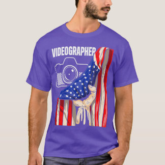 Videographer USA Videographie Filmmaker Geschenk T-Shirt
