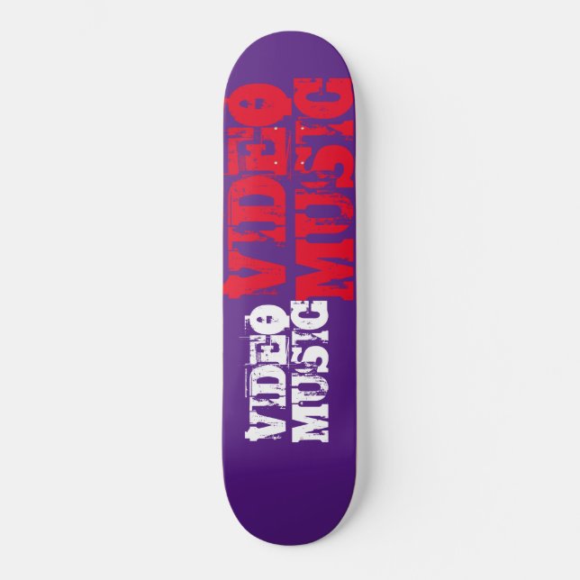VIDEOMUSIKSKATEBOARTEN /JMT SKATEBOARD (Vorderseite)