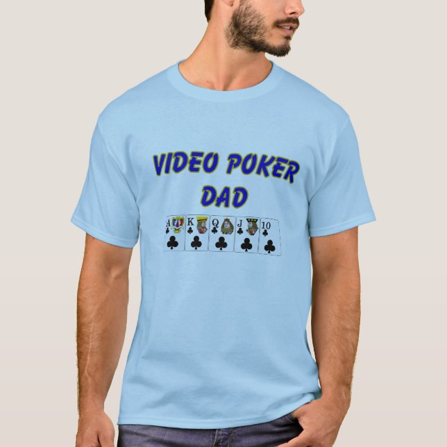 VideoPoker Vater T-Shirt (Vorderseite)