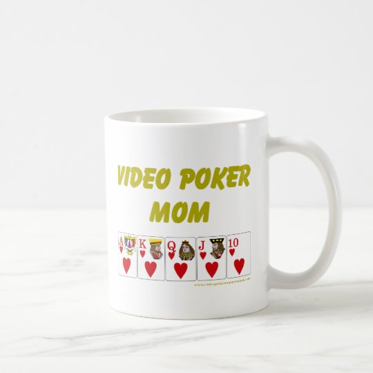 VideoPoker: VideoPokermammaherz Kaffeetasse