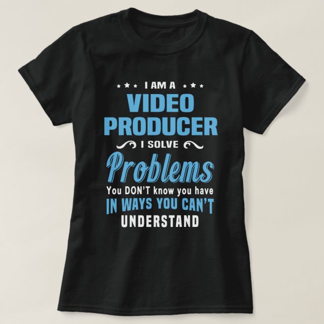 Videoproduzent T-Shirt (Design vorne)